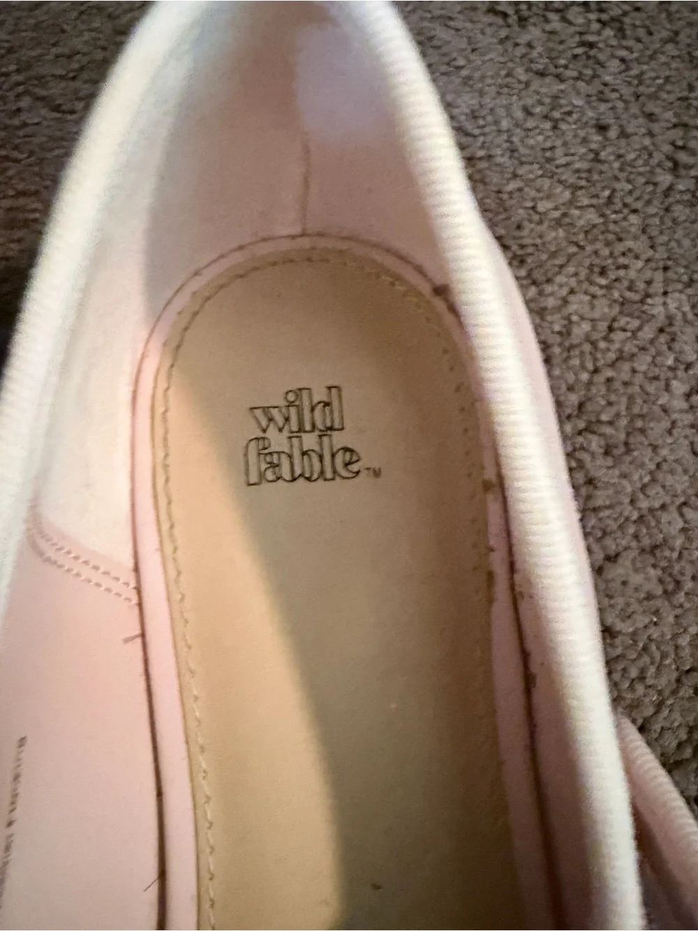 wild fable Light Pink Mary Jane Dress Shoes with Buckle Strap